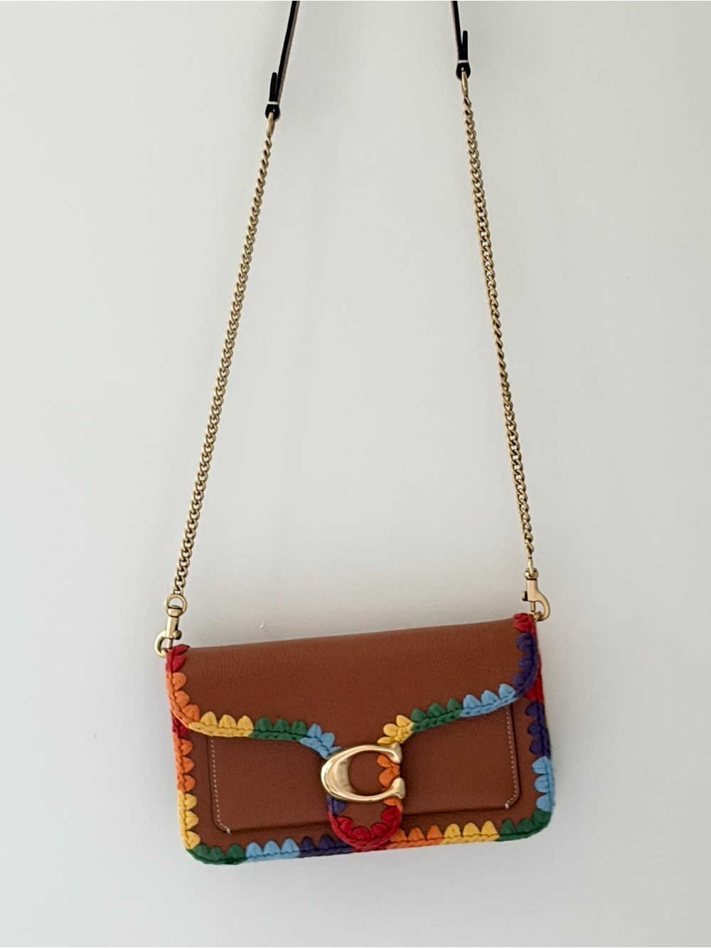 Coach Pride Tabby Chain Clutch - Picture 9 of 12
